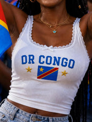 Women's DR Congo Lace Tank Top