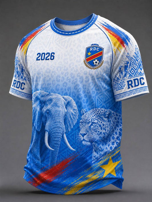Men's DR Congo Football T-Shirts