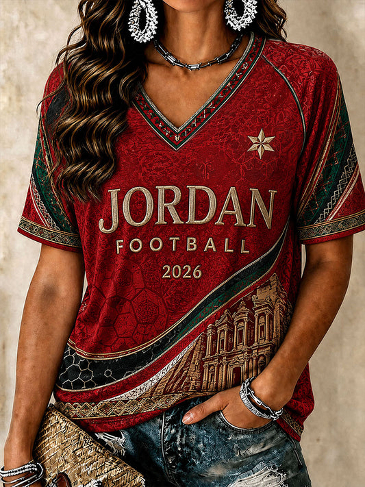 Women's Jordan Football V-neck T-shirt