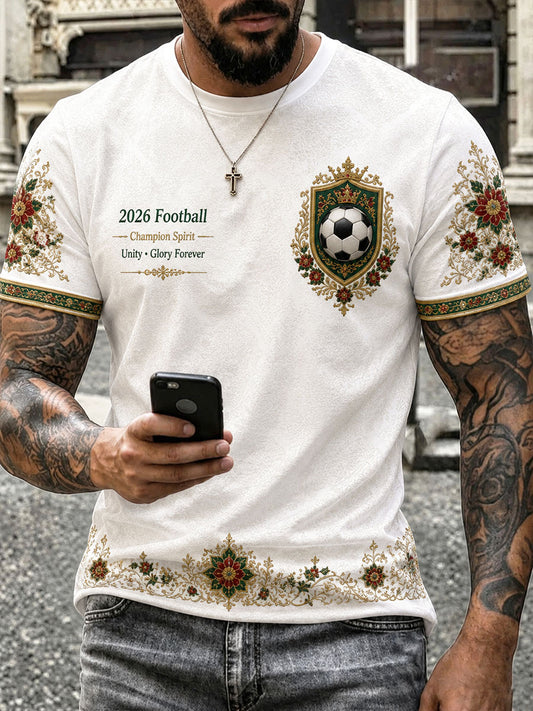Men's 2026 Iran Football Style T-shirt