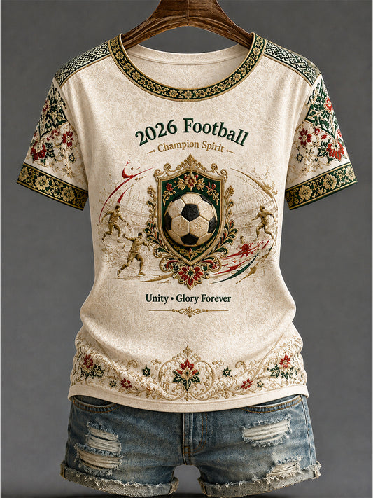 Women's 2026 Iran Football Style T-shirt
