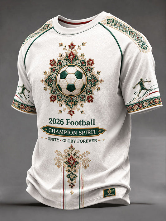 Men's 2026 Iran Football Style T-shirt