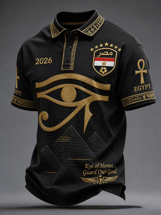 Men's 2026 Eye of Horus Egypt Football Tops