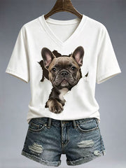 Women's Lovely French Bulldog T-Shirt