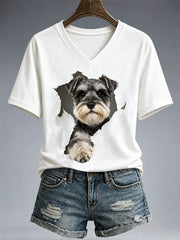 Women's Lovely Schnauzer T-Shirt