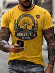 Men's Venezuela Strong Printed T-shirt