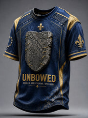 Men's Bosnia Football Lover Art Printed T-shirt