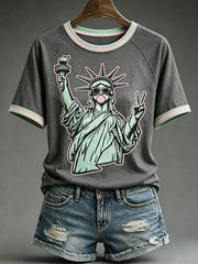 Women's Fun Statue of Liberty T-Shirts