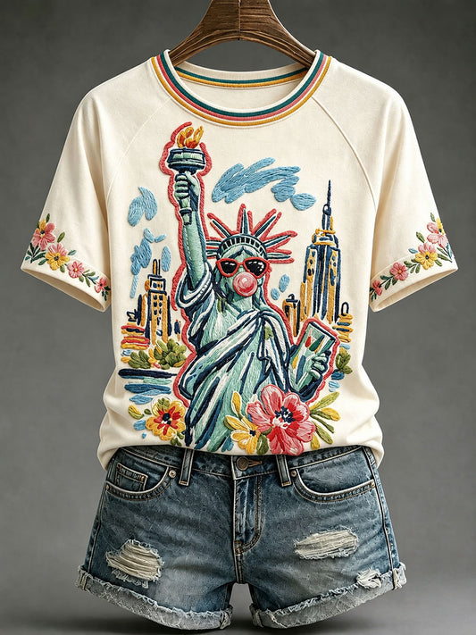 Women's Fun Statue of Liberty T-Shirts