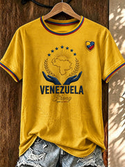 Women's Venezuela Strong Printed T-shirt