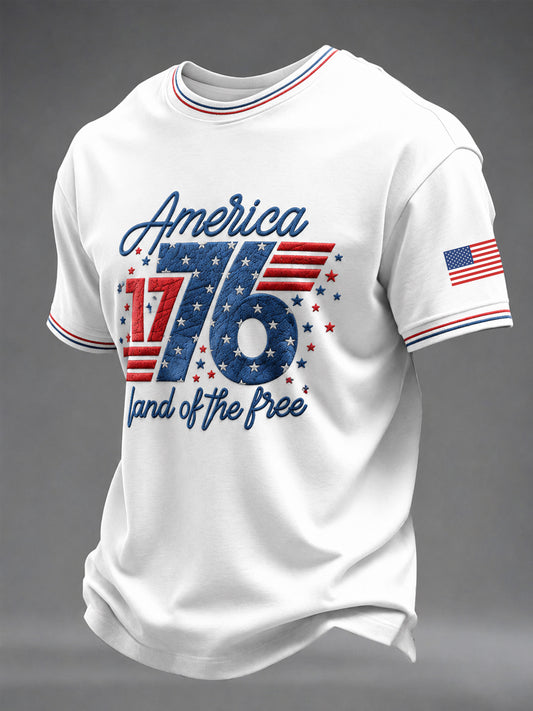 Men's America Printed T-shirt