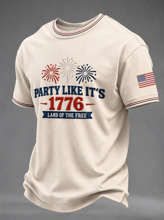 Men's America Printed T-shirt