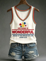Women's 'Jesus Is The Bread Of Life' Tank Vests