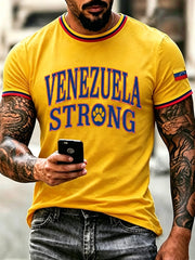 Men's Venezuela Hero Dog Tsunami Patriotic Dog Lover T-Shirt