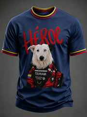 Men's Venezuela Hero Dog Tsunami Patriotic Dog Lover T-Shirt