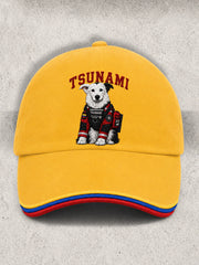 Unisex Venezuela Hero Dog Tsunami Patriotic Dog Lover Print Cap