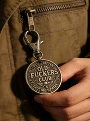 Old Fuckers Club Keychain