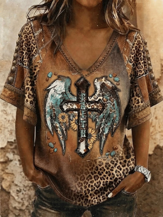 Women's Western Faith Hang Shot Short Sleeve T-Shirt