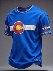 Men's Colorado Day 150 Years Art Printed T-shirt