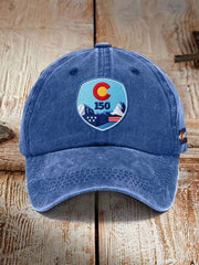 Unisex Colorado Day 150 Years Art Printed Hat