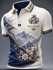Men's German Bavarian Print Casual Top