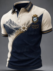 Men's German Bavarian Print Casual Top