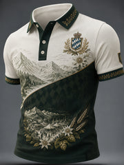 Men's German Bavarian Print Casual Top