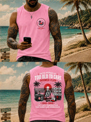 Men's 'too old to fight too slow to run' Vests