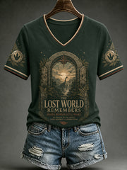 Women's Rip NZ Jurassic Legend Printed  Short Sleeve T-shirt