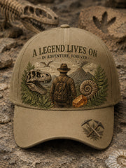 Unisex R.I.P Dinosaur Explorer Memorial Hat