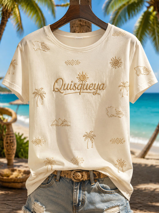 Women's Dominican Quisqueya Printed T-shirt