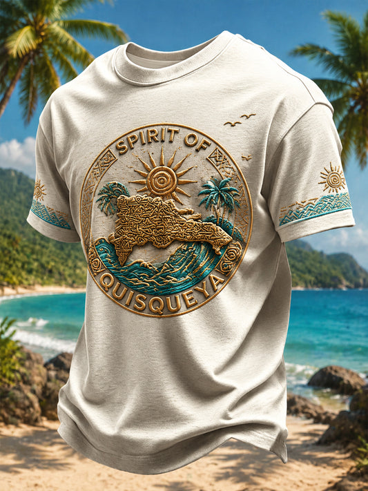 Men's Dominican Quisqueya Printed T-shirt