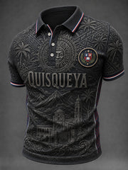 Men's Dominican Quisqueya Printed Shirt