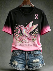 Women's In October We Wear Pink Short-sleeved T-shirt