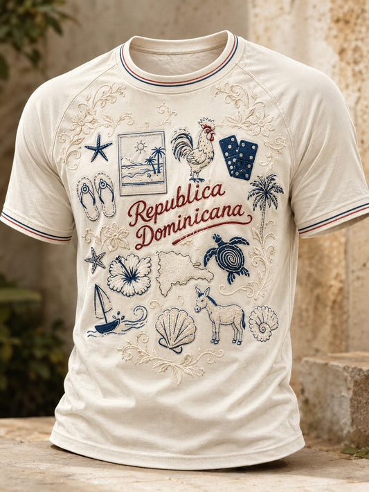 Men's Dominican Printed T-shirt