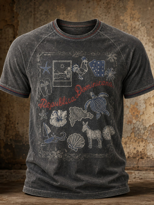 Men's Dominican Printed T-shirt