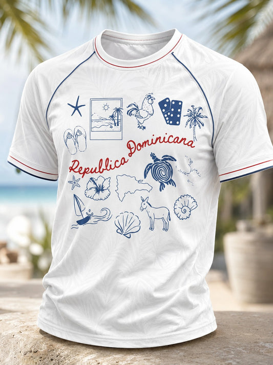 Men's Dominican Printed T-shirt