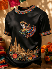 Men's Hispanic Heritage Month Printed short sleeves t-shirt