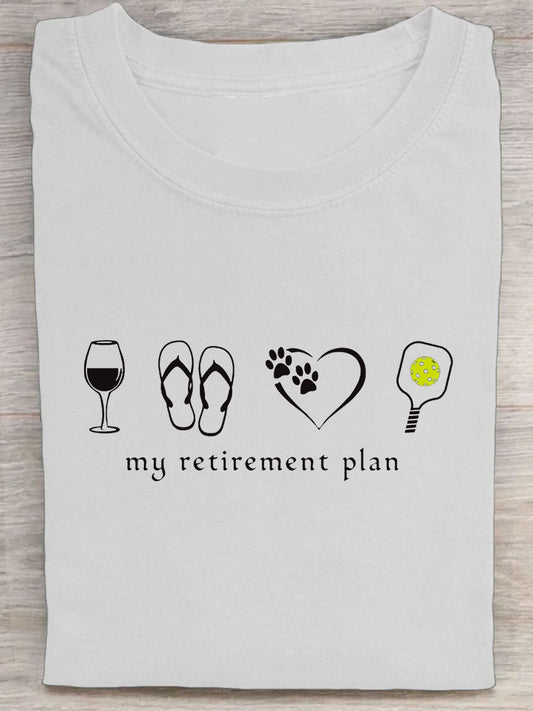 Women's Pickleball Printed T-Shirt