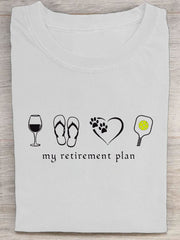 Women's Pickleball Printed T-Shirt