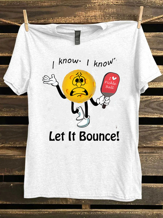 Women's Pickleball Printed T-Shirt