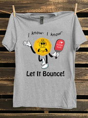 Women's Pickleball Printed T-Shirt
