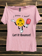 Women's Pickleball Printed T-Shirt