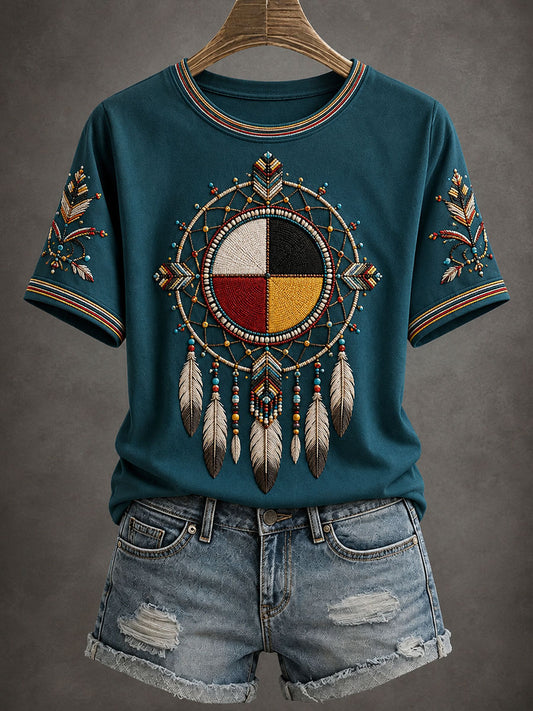 Women's Indigenous Art T-Shirt