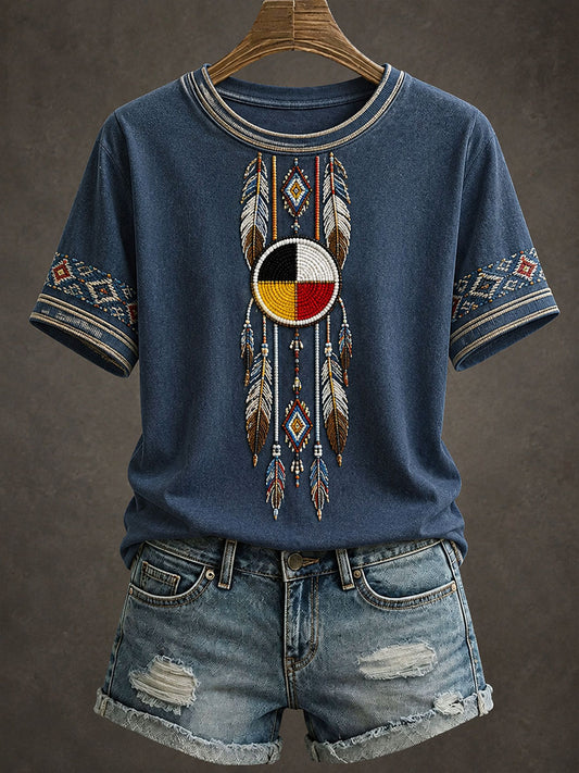Women's Indigenous Art T-Shirt
