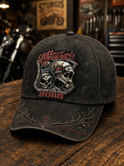Unisex Motorcycle Rally Printed Cap