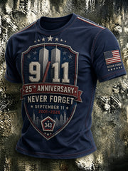 Men's 9.11 Never Forget Printed T-shirt