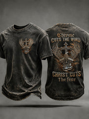 Men's Christian Motorcycle Biker Graphic T-shirt