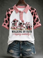 Women's Walking By Faith Tipping Constantly T-shirt