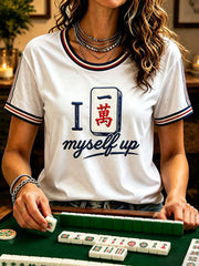Women's Mahjong Casual T-Shirts